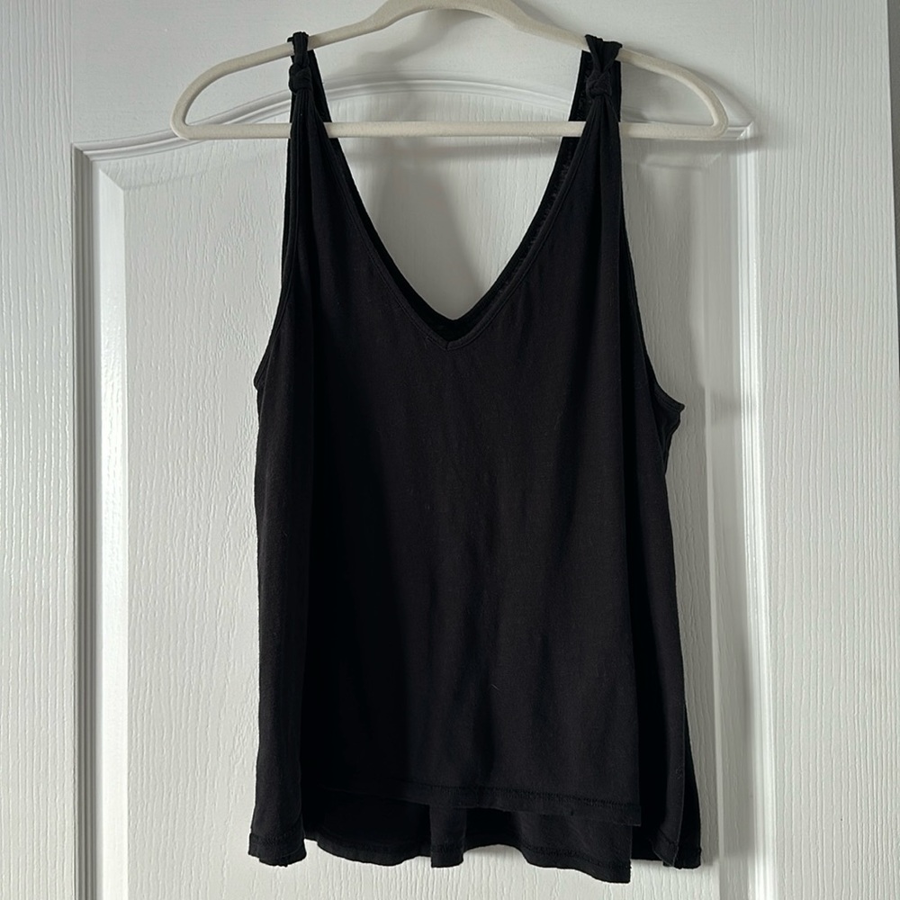 Anthropologie Black Tank Top